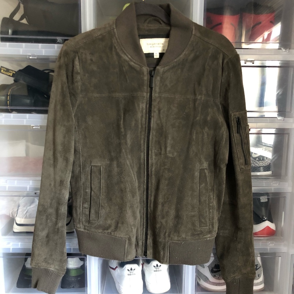 Bagatelle suede bomber jacket